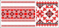 Pixel vector lace material