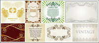 practical lace pattern vector material