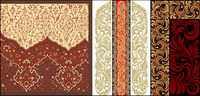 Continental practical pattern vector material