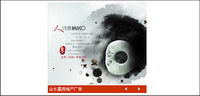 Flash interactive ads to enlarge