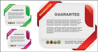 Ribbon wrapped around the card vector material