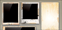 Photo album border vector of material1