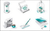 Finance Department icon vector material subject