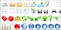 Exquisite icon vector material
