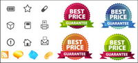 Vector site layout and icons