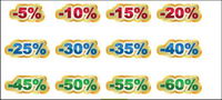 Vector slightly discounted