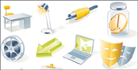 Office icon, vector material