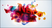 new year Three-dimensional word vector