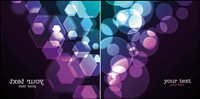 Brilliant fantasy background 02-- vector material