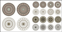 Beautiful coil pattern Vector