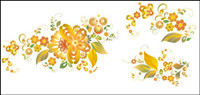 Beautiful flower pattern - vector material
