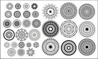 Classical traditional pattern vector material