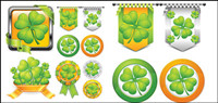 Clover theme texture vector material