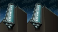 Outdoor advertising license Vector
