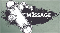 Skateboard vector material