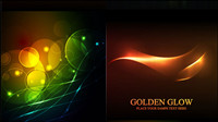 Brilliant glow - vector material