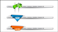 Fine navigation UI02 - vector material