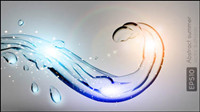 Light spray material 04 - vector