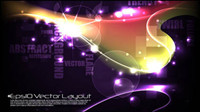 Colorful background material 02 - vector