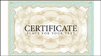 Beautiful border pattern background 04-- vector material