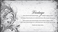Classic hand-painted pattern 04-- vector material