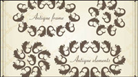 European classic pattern 04 - vector