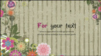 The classic retro pattern background 01 - vector