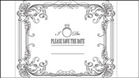 European-style lace border 04 - vector