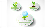 Environmental low-carbon life icon vector material -2