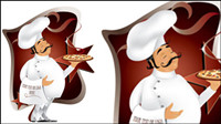 Cartoon Western waiter 03 - vector