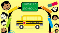 Cartoon drawings by children - vector