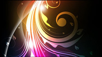 The stylish tread dynamic background - vector material