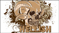 Trend T-shirt 22 - vector material