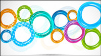 Fashion circle 03 - vector material