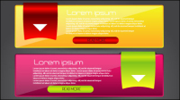 Fashion Web banner 03 - vector material