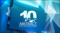 Blue dynamic background 04 - vector material
