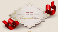 Classic sweet tags 001 - vector material