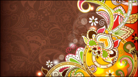 Retro pattern 05 - vector material