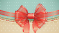 Silk bow 01 - vector material