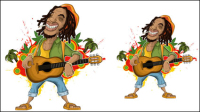 Cartoon illustrator 07 - vector material