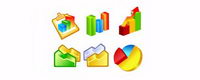 Utility icon vector data-type material