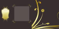 gold lace material