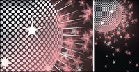 Dream Disco crystal ball Vector material