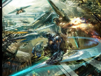 Global gaming art competitions in 2009 before the 2D group of 75 worksDOMINANCEWAR4_1