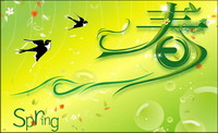 Spring Flower Swallow
