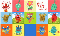 Animals, insects and vector material
