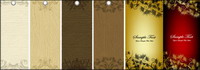 Tag and the banner pattern vector