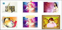 Thumbnail border decoration CSS code