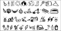 Black and white vector for daily use