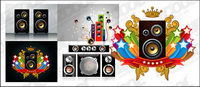 Speaker and the trend of material elements of vector